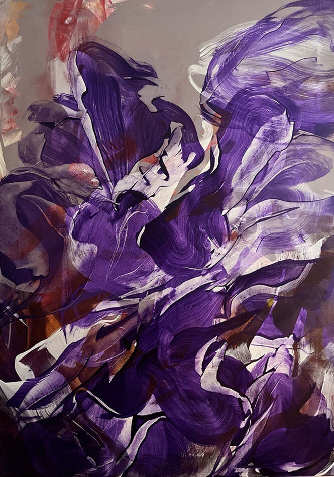 purple